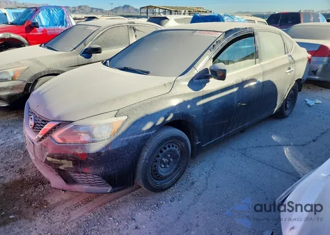 2016 Nissan Sentra S z USA, uszkodzony, nr VIN 3N1AB7AP7GY211167